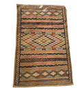 Moroccan Hanbel Rug, 3 ft 3 in × 4 ft 11 in, Beige Multi-Color