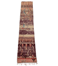 Moroccan Boujaad Wool Runner – 2 ft 9 in × 12 ft 10 in, Multi - color - Cooperative Atma