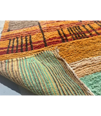 Moroccan Boujad Wool Rug, 9 ft 5 in × 12 ft 10 in Multi - color - Cooperative Atma