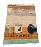 Moroccan Boujad Wool Rug, 9 ft 5 in × 12 ft 10 in Multi - color - Cooperative Atma