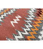 Moroccan Flatweave Wool Runner – 2 ft 6 in × 13 ft 10 in, Multi - color - Cooperative Atma