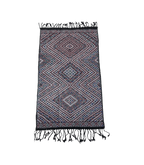 Moroccan Middle Atlas Wool Rug – 4 ft × 6 ft 6 in, Dark Patterned Design - Cooperative Atma