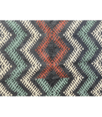 Moroccan Small Akhanif Wool Rug – 3 ft 4 in × 4 ft 11 in, Blue & Multi - color - Cooperative Atma